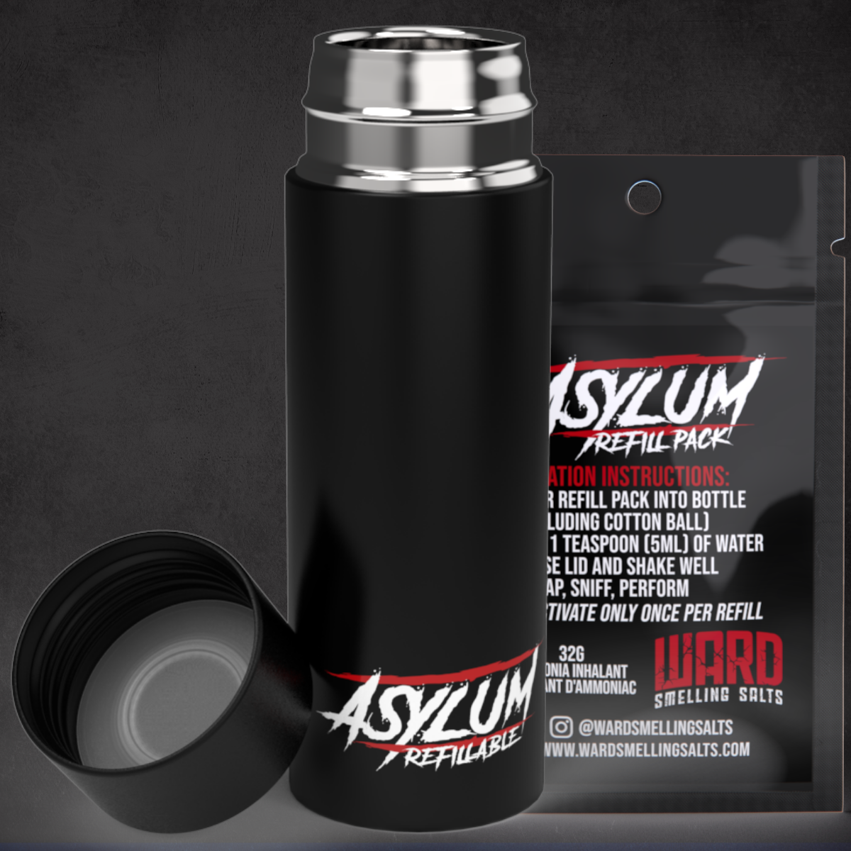 Asylum Refillable - Smelling Salt